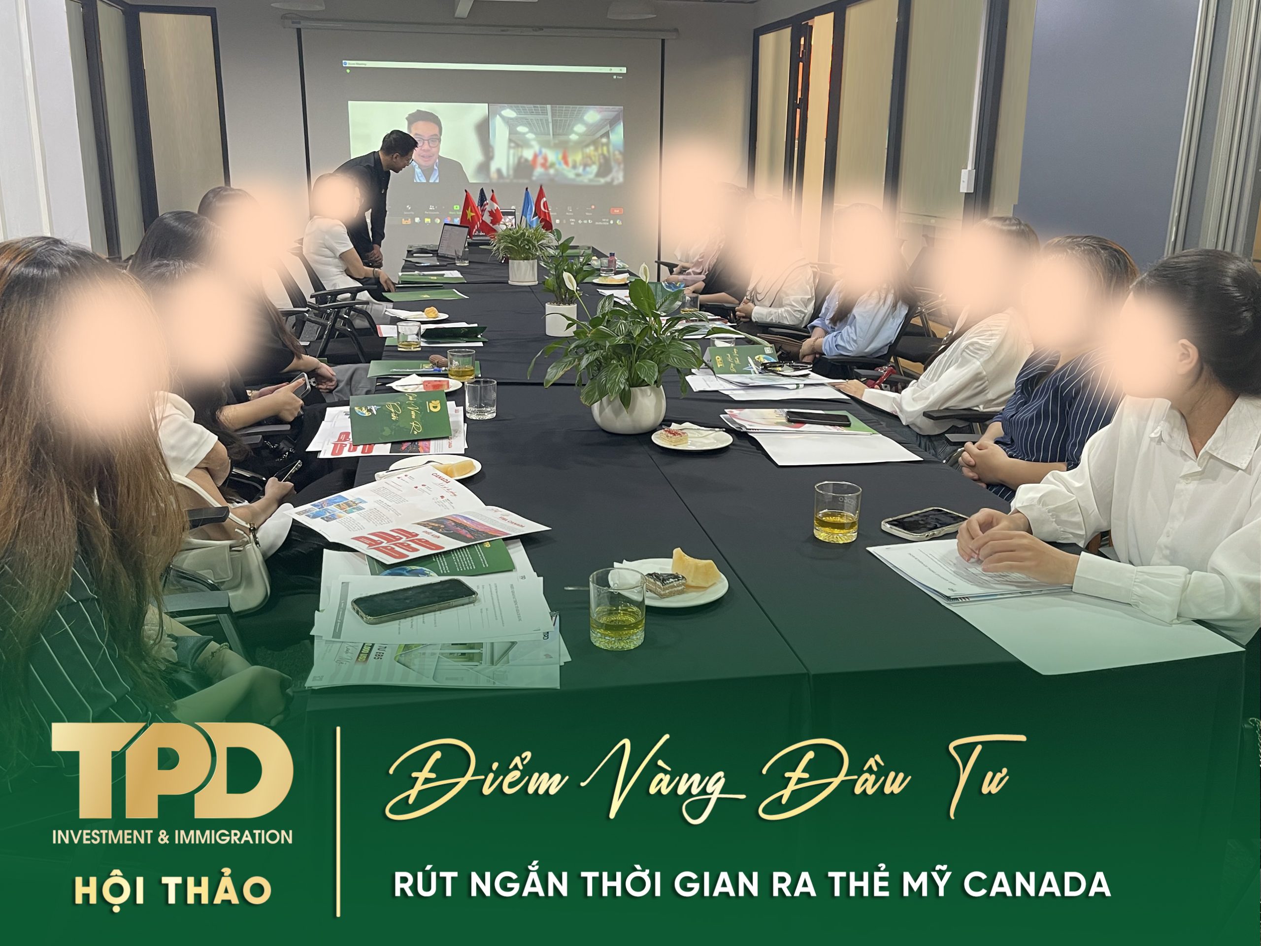 TPD Việt Nam cùng đại diện KDL, Mr Phuong Le giới thiệu về điểm đến định cư Mỹ