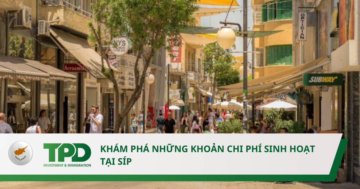 Chi phí sinh hoạt tại síp