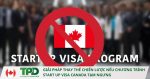 start up visa canada tạm ngưng