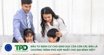 Đầu tư định cư cho giáo dục của con cái