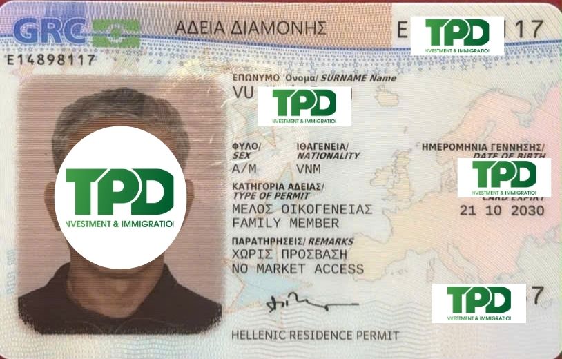 Chúc mừng khách hàng V.H.B nhận Golden visa Hy Lạp thành công cùng gia đình