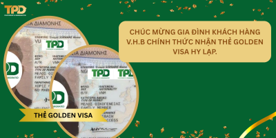 Chúc mừng khách hàng V.H.B nhận Golden visa Hy Lạp thành công cùng gia đình