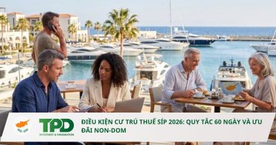 điều kiện cư trú thuế síp