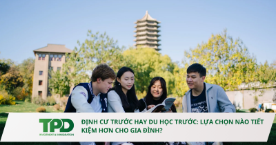 Định cư trước hay du học trước